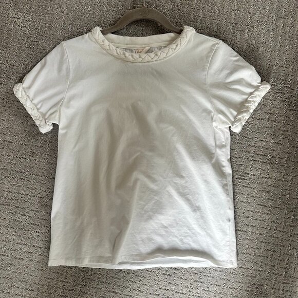 Cinq a Sept Braided Tee - White, Small - Picture 14 of 14
